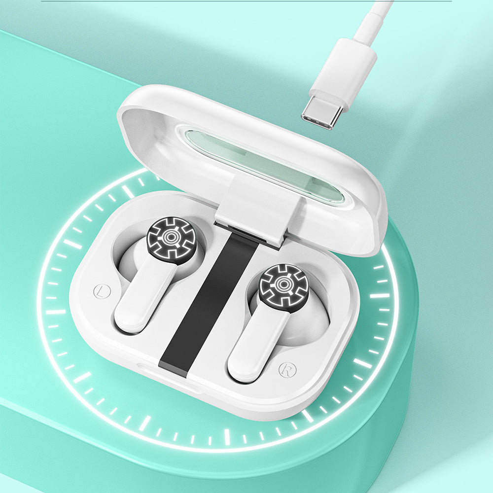 WEKOME VA06 Retro Cassette Style Bluetooth 5.2 Semi-in-ear TWS-øretelefon Stereo Sound Earbud WEKOME VA06 Retro Cassette Style Bluetooth 5.2 Semi-in-ear TWS-øretelefon Stereo Sound Earbud